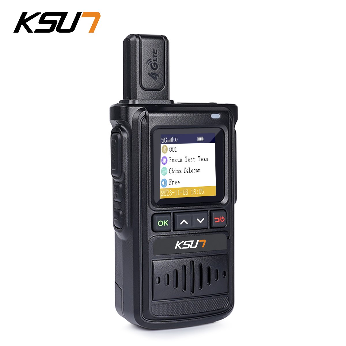 KSUN CT19 POC Global Network Radio 4G Walkie Talkie Type-C IP55 Two Way Radio