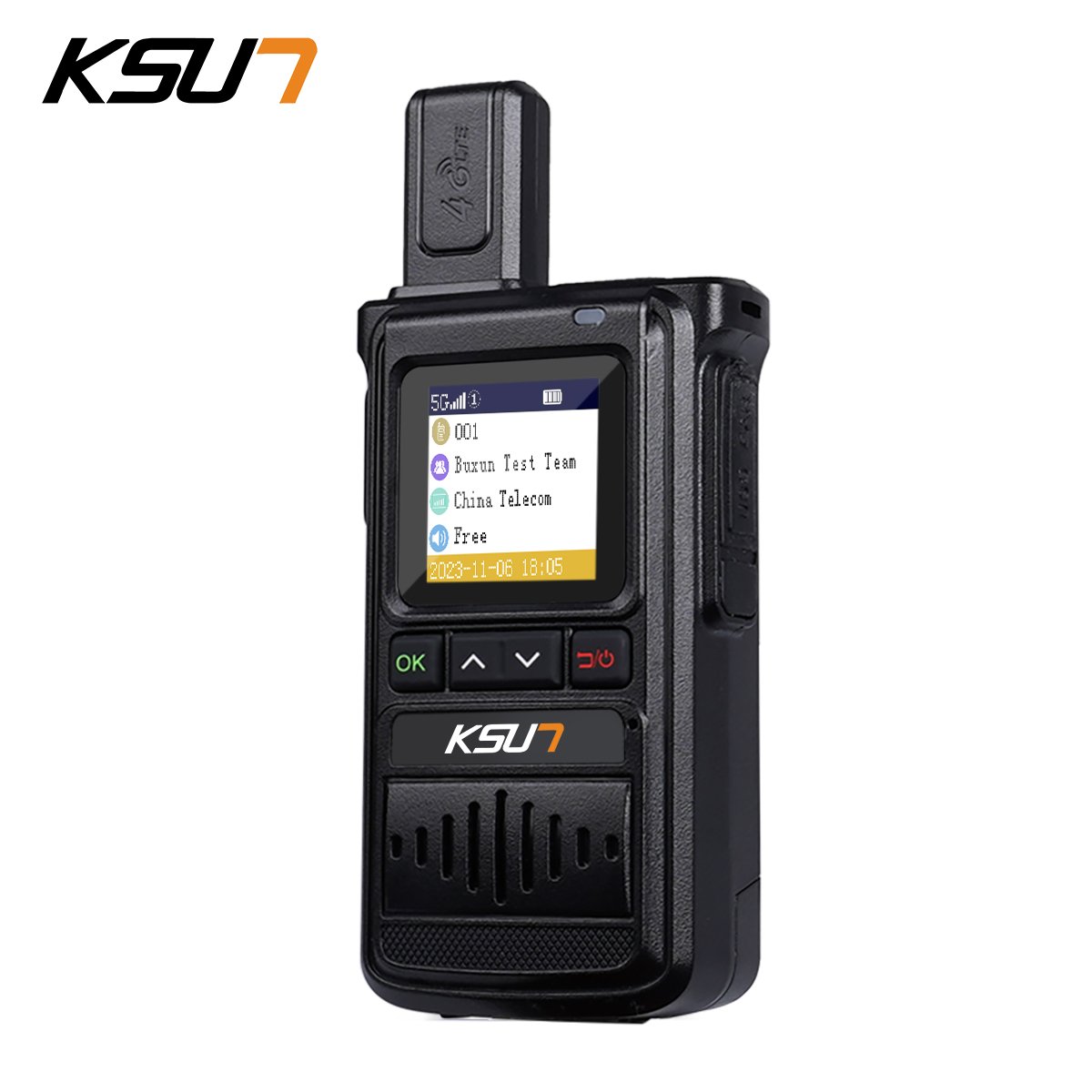 KSUN CT19 POC Global Network Radio 4G Walkie Talkie Type-C IP55 Two Way Radio