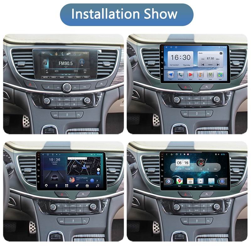 10.1inch Android auto car audio system player For Buick Lacrosse 2016-2019 DSP BT WiFi 4G Carplay QLED IPS