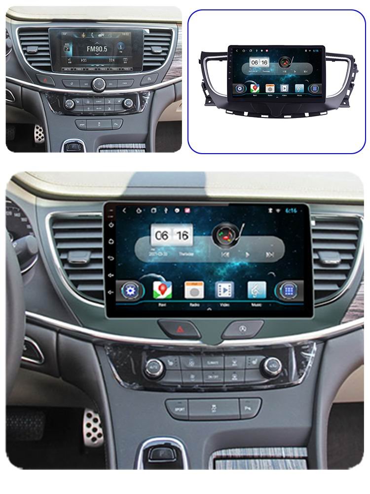 10.1inch Android auto car audio system player For Buick Lacrosse 2016-2019 DSP BT WiFi 4G Carplay QLED IPS
