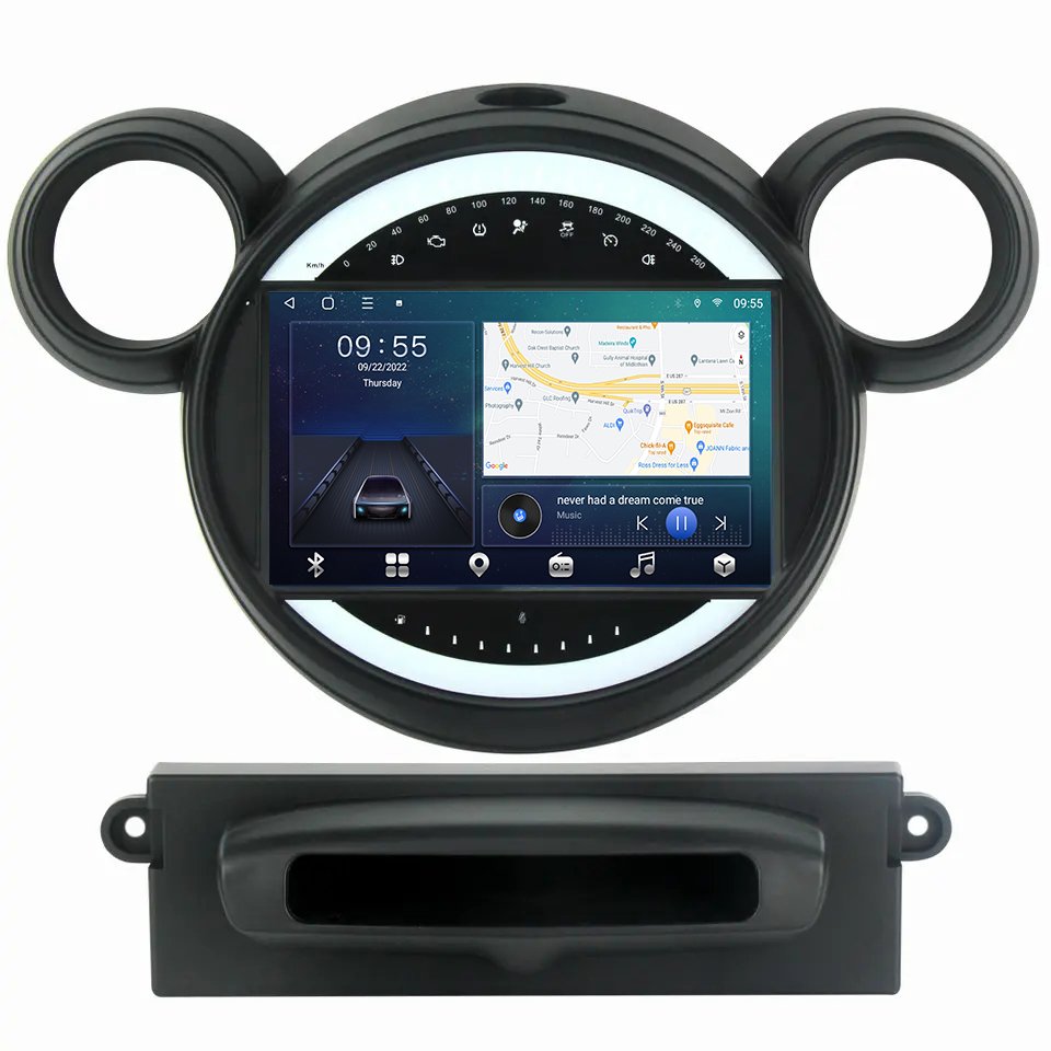 New Head Unit Auto Radio 2 din Android Car Radio for BMW mini dvd 2K Screen Multimedia Stereo 12+256GB Car Player