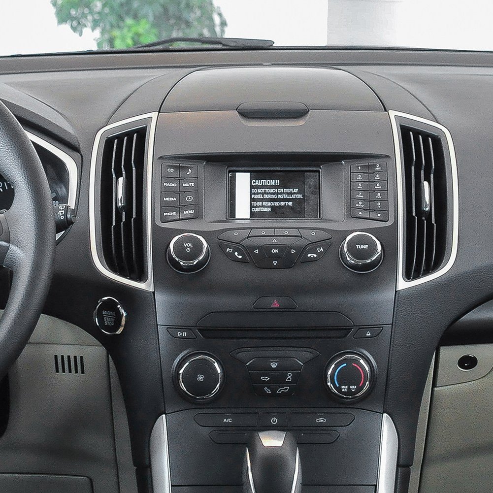 New Fashion 10.4''Car Screen GPS Navigation Radio with HD Screen Carplay Video Player for FORD EDGE 2015- AUTO A/C