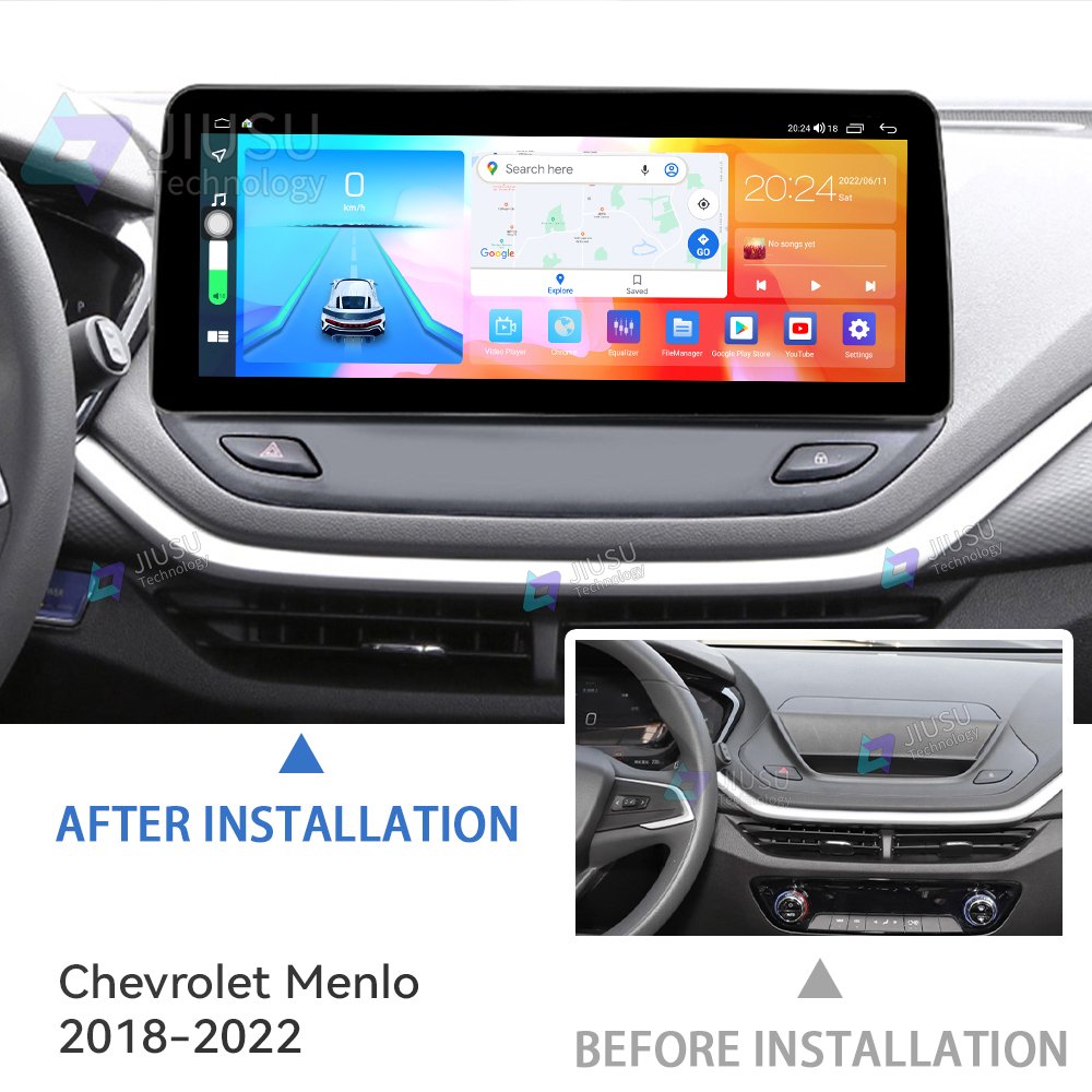 12.3'' Android Car Radio GPS Navigation DVD Player Stereo Multimedia System for Chevrolet Menlo 2018-2022 with Carplay DSP DAB