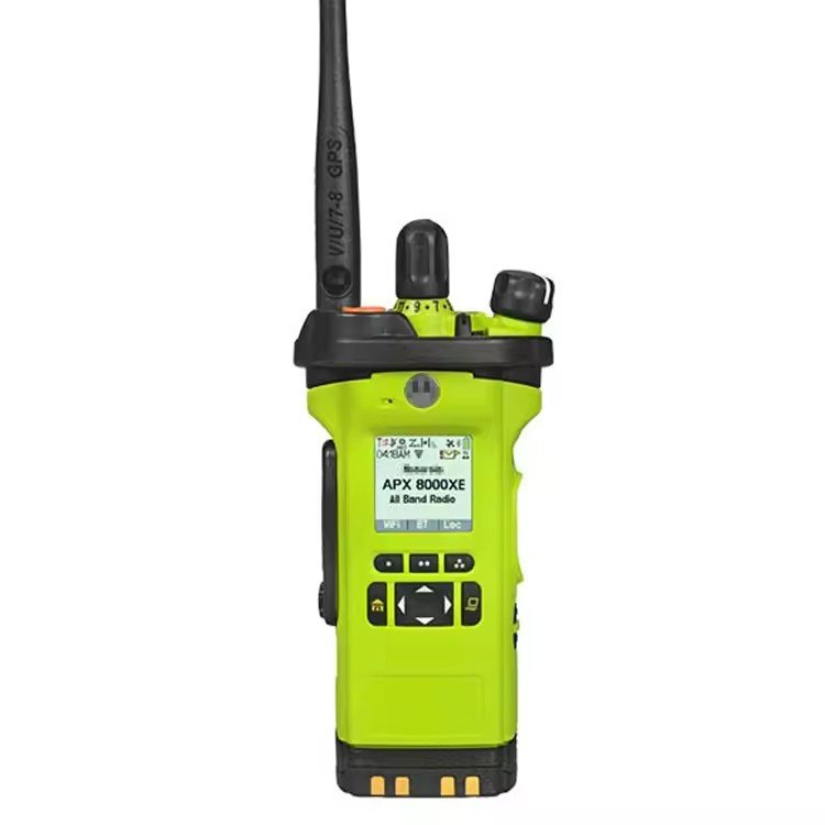 APX8000 P25 Portable Handheld DMR Two-Way Intercom Radio 10W Output Power with GPS Support for Public Safety & Outdoor Use
