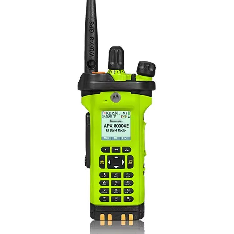 APX8000 P25 Portable Handheld DMR Two-Way Intercom Radio 10W Output Power with GPS Support for Public Safety & Outdoor Use
