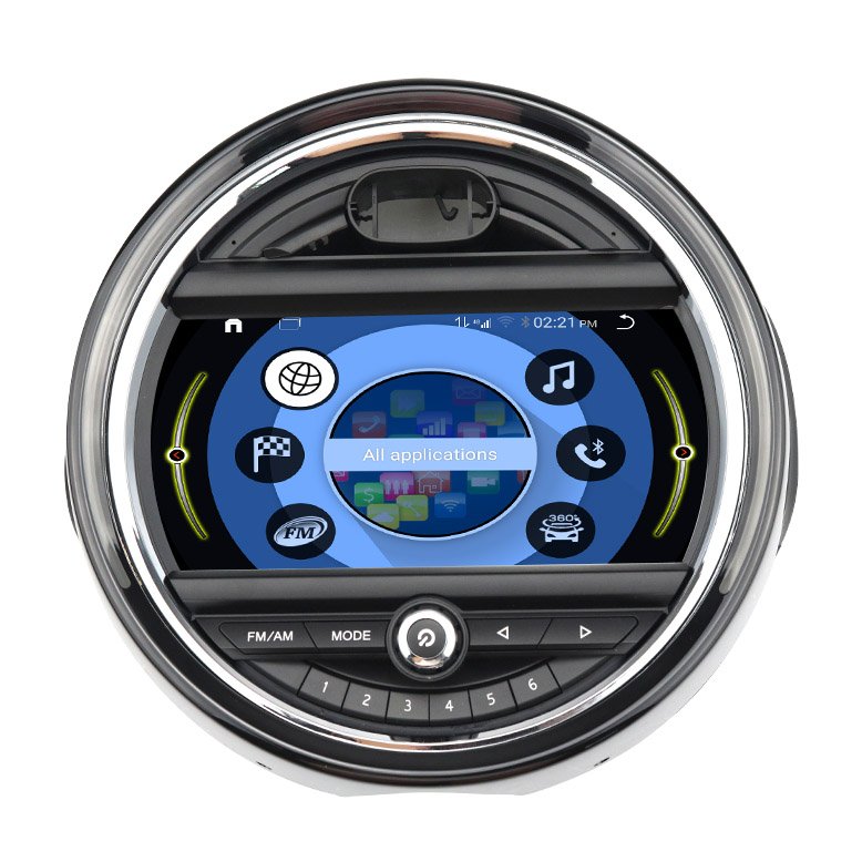 9 inch 8 Core Android 13 DVD GPS Video Player Online For BMW MINI EVO Class 2016-2018 Car Audio System