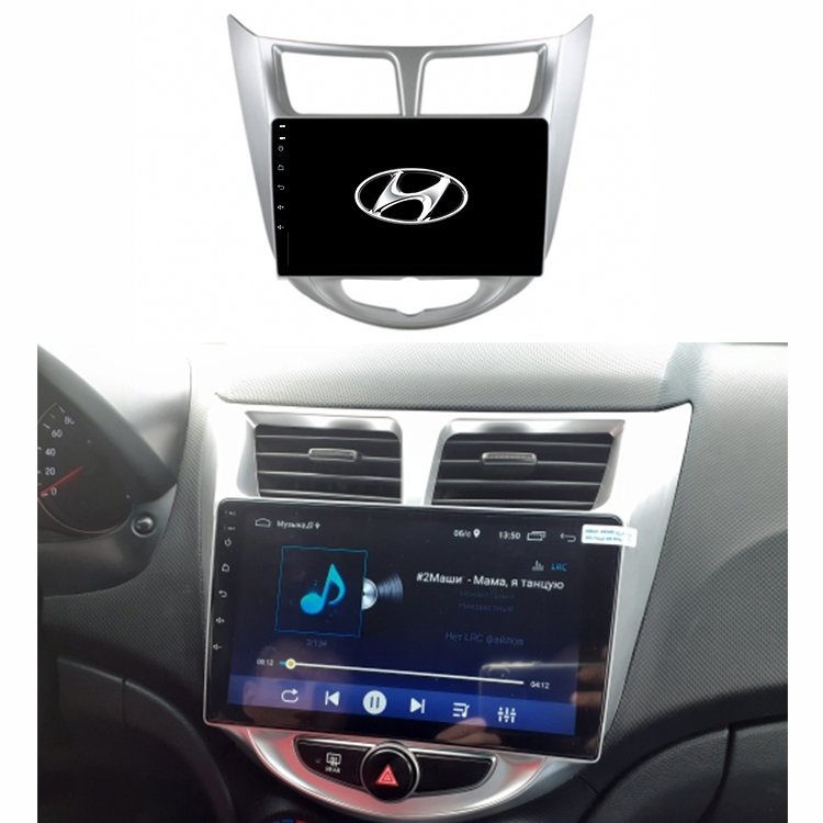 Bosstar 9 Inch Car DVD Player For Hyundai Verna l25 Accent 2010-2014 Android Car Stereo Radio
