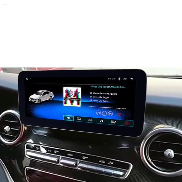 10.25-inch android 13 car radio car dvd player with gps for mercedes Benz V class v250 v260 W446 W447 NTG5.0 2015-2018