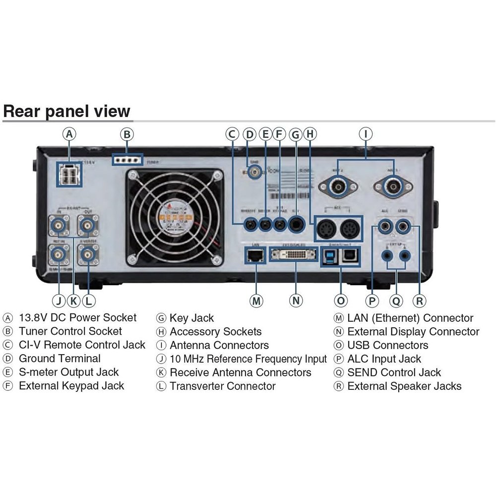Highly Stable VHF UHF 12W IC-7610 HF 50MHz Transceiver Reservation IC 7610 SDR walkie talkie radio base station mobile radio