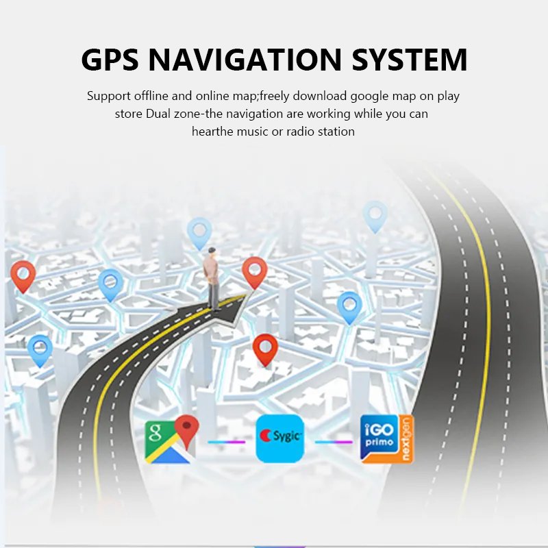 2 din android Radio Stereo multimedia player gps navigation carplay android For TOYOTA VITZ 2015-2020 Android12 youtube WIFI