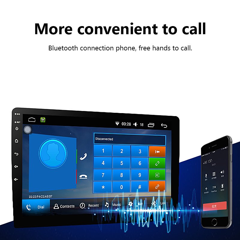 2 din android Radio Stereo multimedia player gps navigation carplay android For TOYOTA VITZ 2015-2020 Android12 youtube WIFI