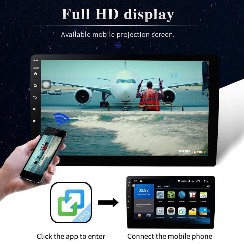 2 din android Radio Stereo multimedia player gps navigation carplay android For TOYOTA VITZ 2015-2020 Android12 youtube WIFI