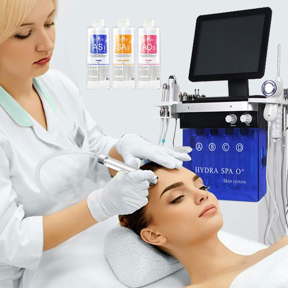 Real factory hydra dermabrasion aqua 14 in 1 facial machine / hydro microdermabrasion facial water dermabrasion peel skin clean