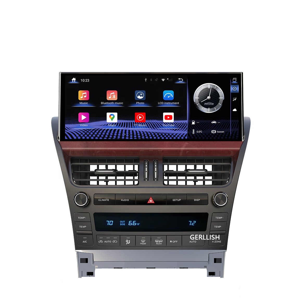 Gerllish 12.3" For lexus LS460 LS600 2006-2012 Car GPS Navigation carplay car radio Android Car Head Unit Multimedia Player 4G
