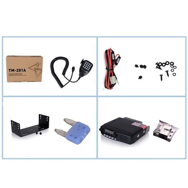 Wholesale Vehicle radio,TM-281A FM Transceiver Mobile Radio Car Radio Station 136-174MHZ 10-50KM 65W