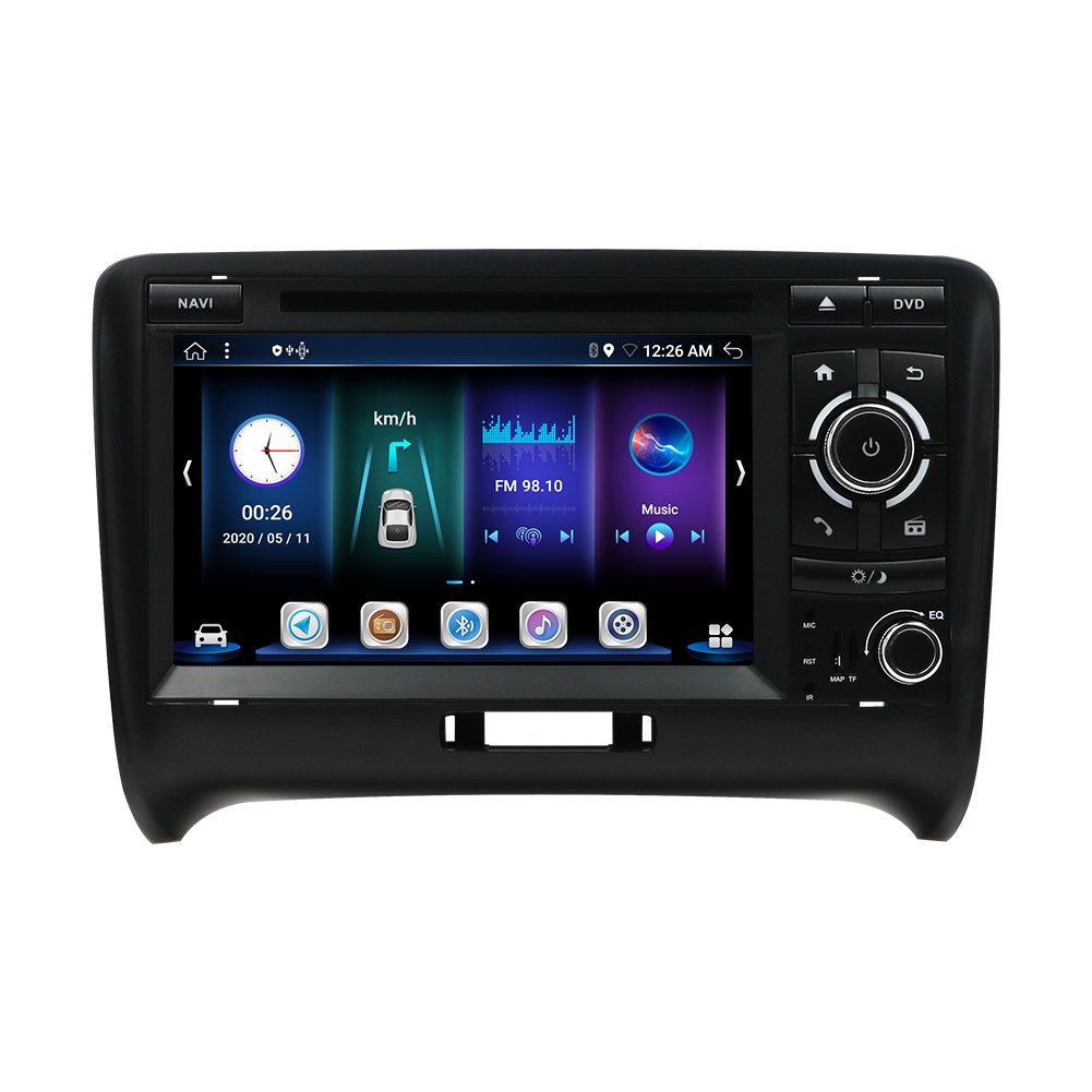 Factory supply car multimedia player built in 7"Android radio car autopaly Android10 system 6+128G Car DVD Player FOR Audi TT
