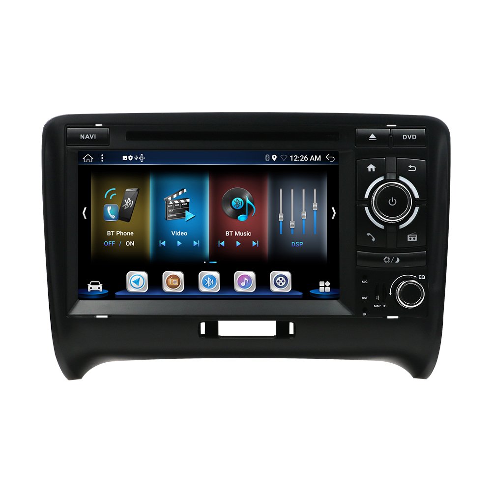 Factory supply car multimedia player built in 7"Android radio car autopaly Android10 system 6+128G Car DVD Player FOR Audi TT