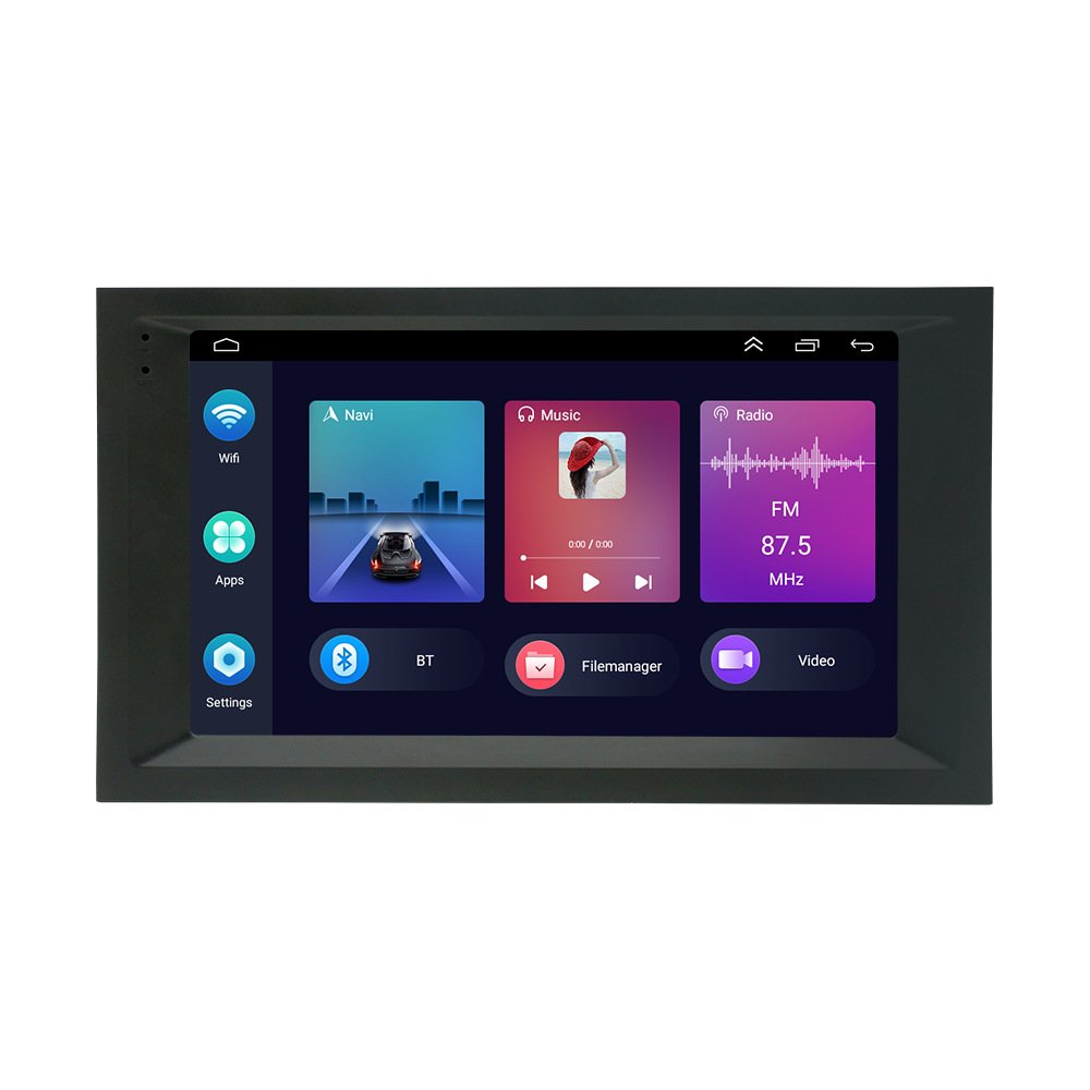 Large Screen Android Car Navigation Radio Reversing Image Integration Dashboard CarPlay