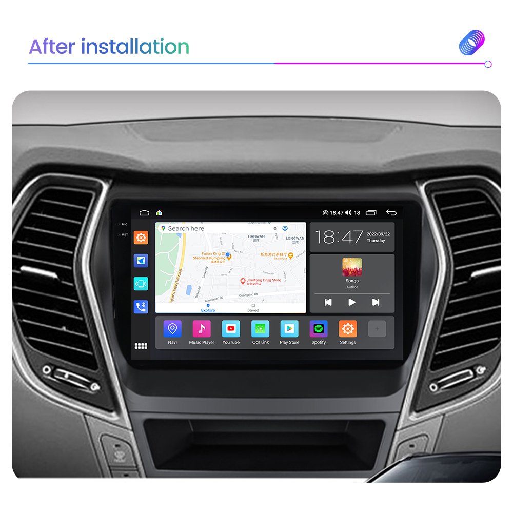 MEKEDE line driver rca DSP crossover rca car audio system for Hyundai IX45 2013-2017 car audio system for suzuki sx4