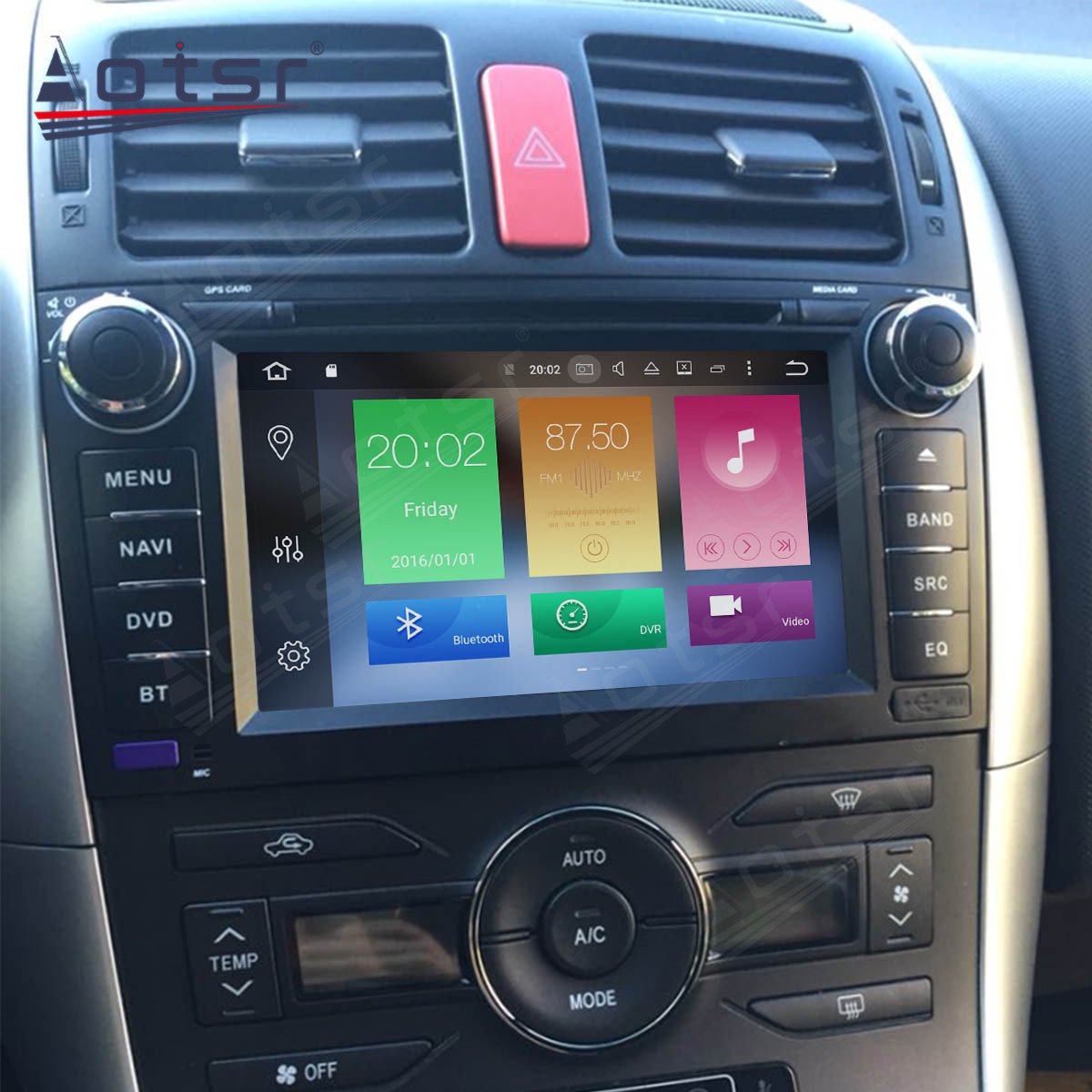 Android Touch Screen Car Video Radio Stereos DVD Player Multimedia System For Toyota Auris 2006-2012 GPS Navigation