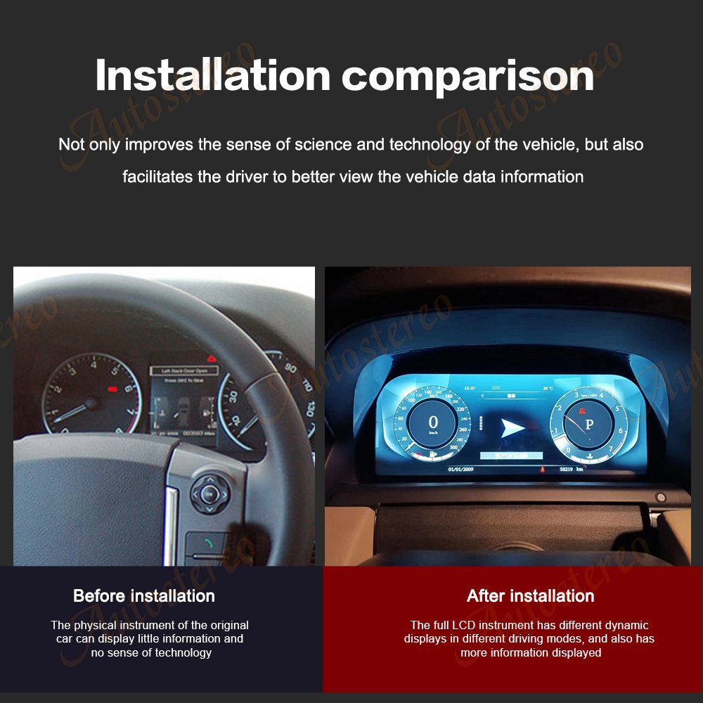 Digital Cluster Virtual Cockpit For Land Rover Discovery 4 Range Rover Sport 2010-2016 Car Multimedia Player Dashboard