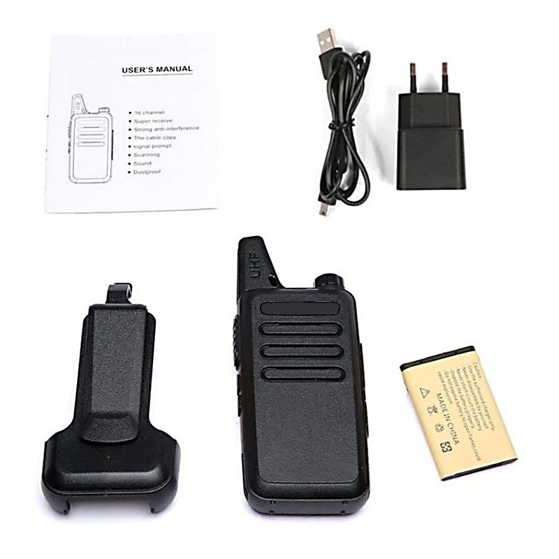 Hot sales WLN KD-C1 2-3KM MINI Handheld Transceiver KD C1 Two Way Radio Ham Communicator Radio Station