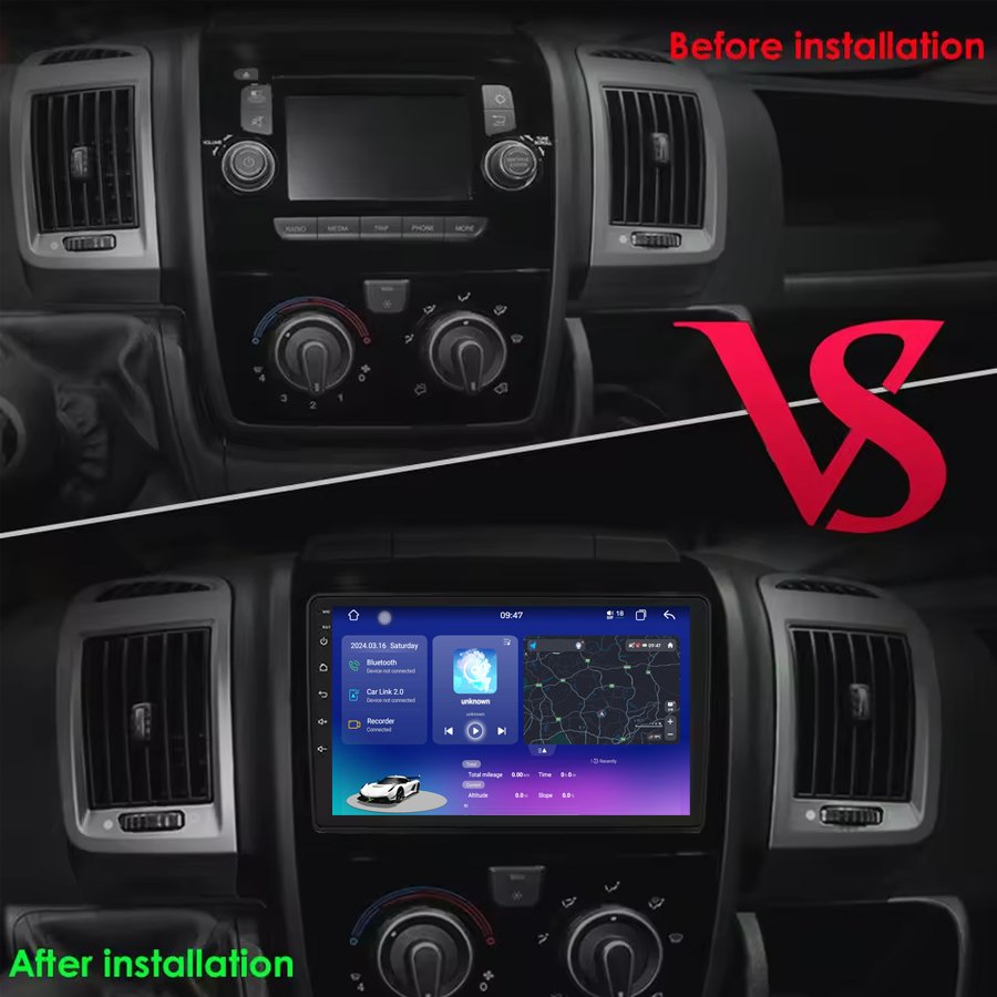 Android 13 8+128g Car Radio For Citroen Jumper/peugeot Boxer/fiat Ducato 2006 360 Camera Colling Fan Adas Dvr WIFI Car Gps