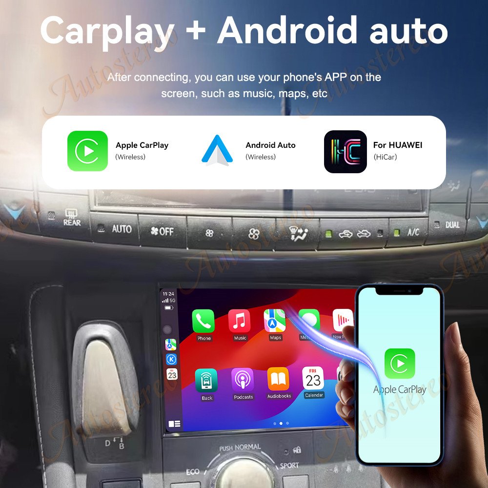 12.1 inch Android 13.0 Car Carplay Radio Receiver For Lexus CT200h 2012-2020 Multimedia Player Video Head Unit Auto Stereo