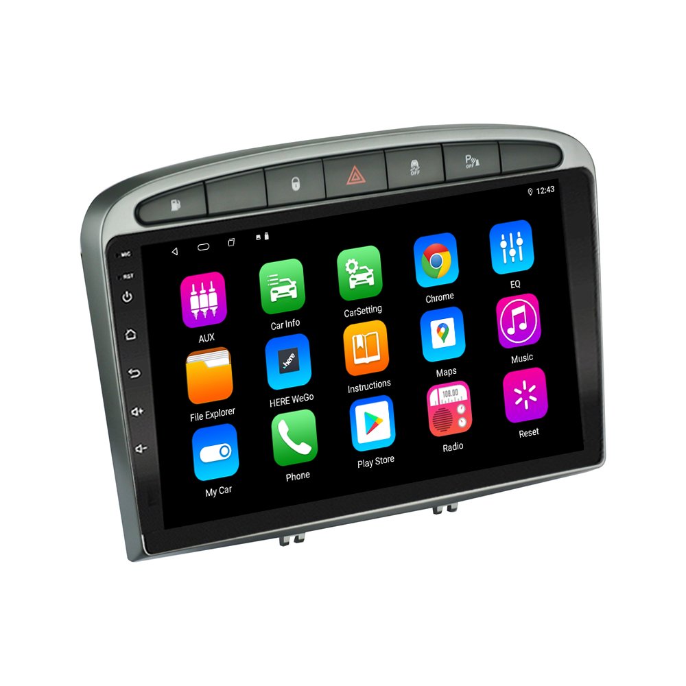 4+64G Touch Screen 9 inch Android 11 Capacitive High Definition Car Radio Stereo for Peugeot 308/408 2010-2016