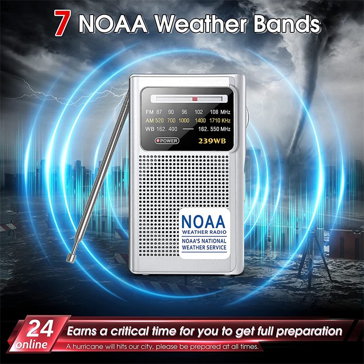 Am Fm Portable Radio Mini Battery Operated Radio with High Quality Speakers