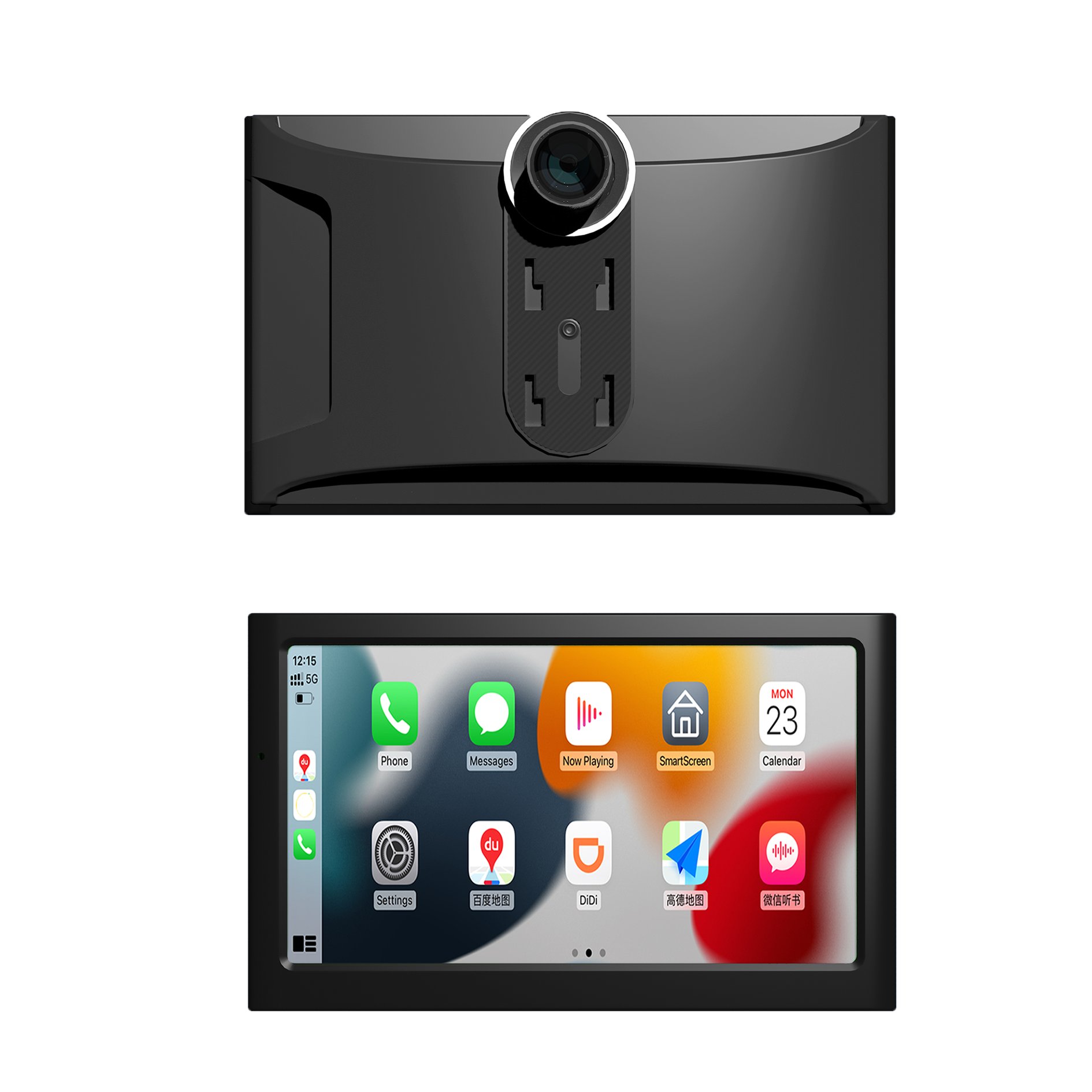 2023 New Style 7 Inch Front 2K Full Touch Screen Dash Cam Car Radio Wireless Android Auto Carplay