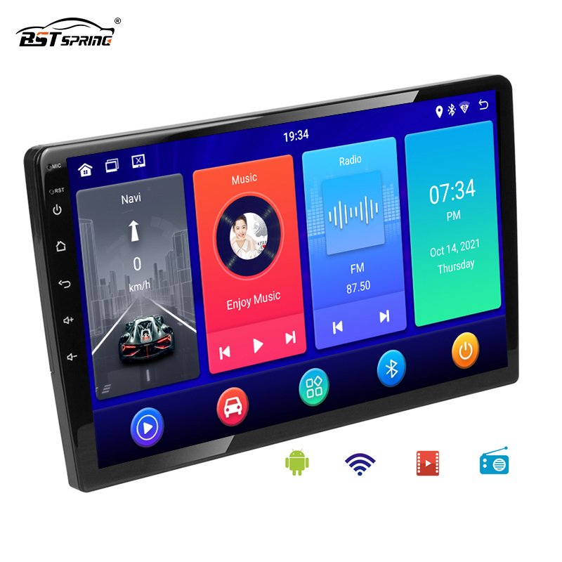 9 inch 2 din Double Din Android 12 Car DVD Player For GPS With Universal Radio Stereo Audio Head Unit Carplay Screen
