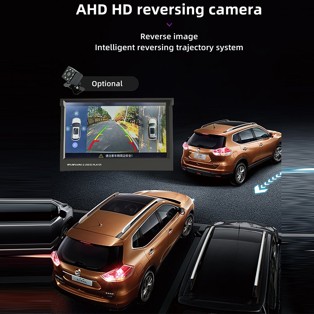 7 Inch Universal Car Audio Multimedia Player Android Wireless CarPlay & Auto Stereo with Single DIN Radio & GPS Functions