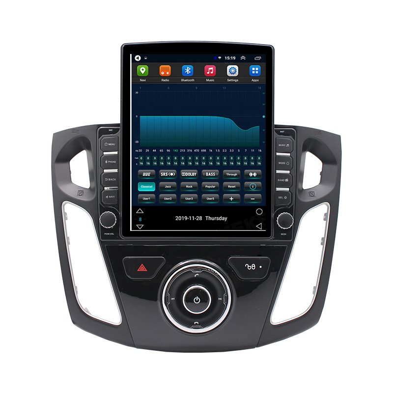 Tesla Style Android For Ford Focus 2011 2012 2013 2014 2015 Multimedia Stereo Car DVD Player Navigation GPS Radio