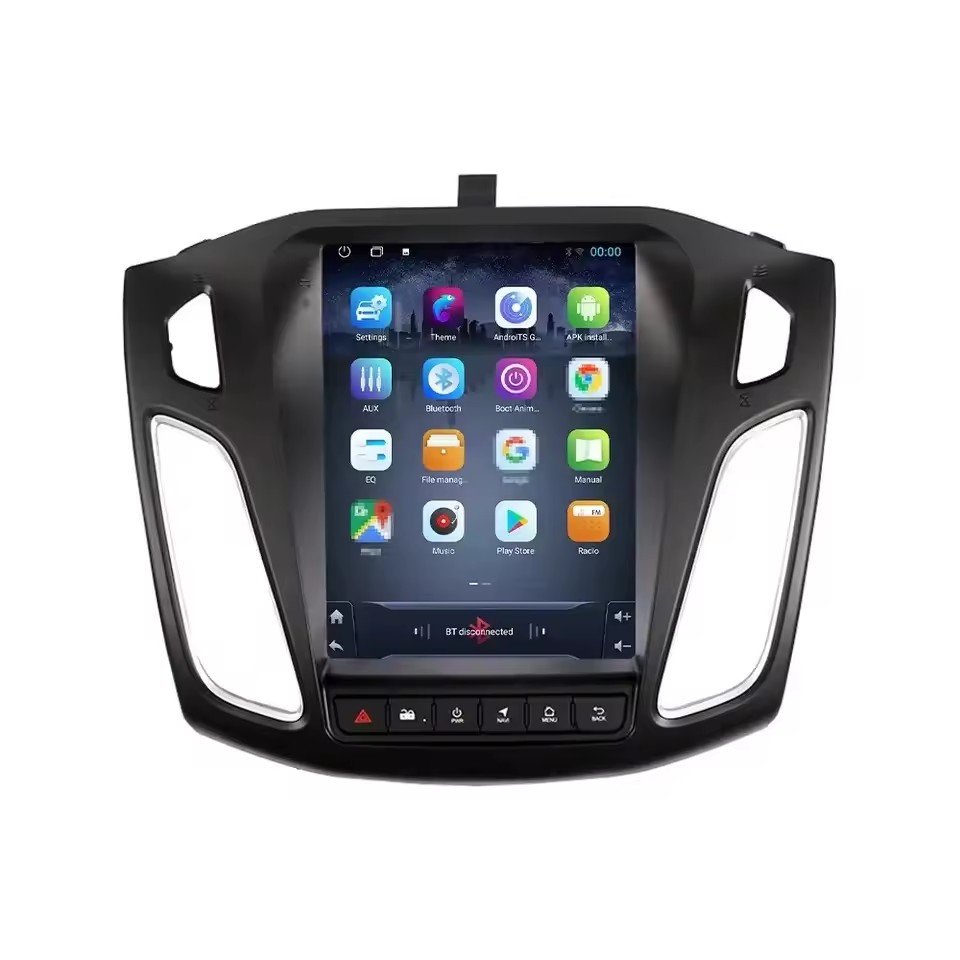 9.7 Inch Android Car Radio For FORD Focus 2012-2016 GPS Tesla Vertical Screen Navigation Multimedia System Wireless Carplay