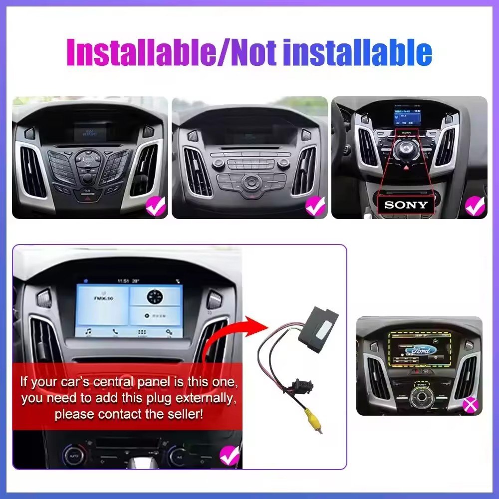 9.7 Inch Android Car Radio For FORD Focus 2012-2016 GPS Tesla Vertical Screen Navigation Multimedia System Wireless Carplay