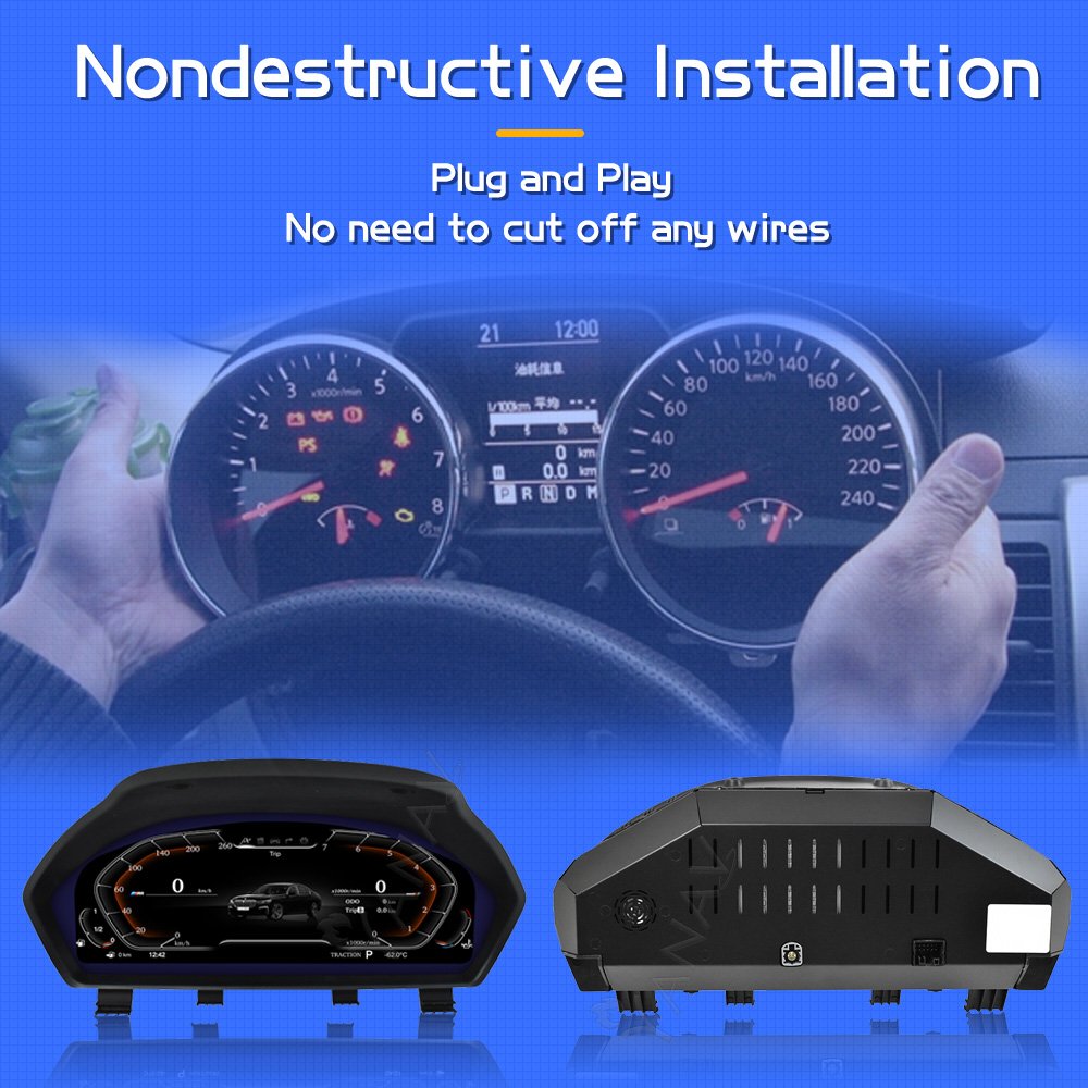 12.3" Android Car Radio Audio GPS Navigation Multimedia Player AC Panel Digital Cluster For BMW 3 Series F30 F32 F83 320i