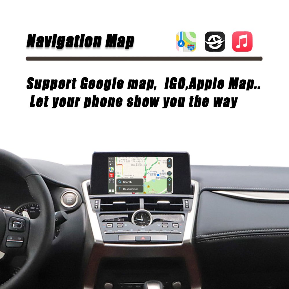 CZT-AUTO Wireless CarPlay And Android Auto For Lexus NX300H With Touch Pad 2018-2021 7''/10.3"/12.3" Screen