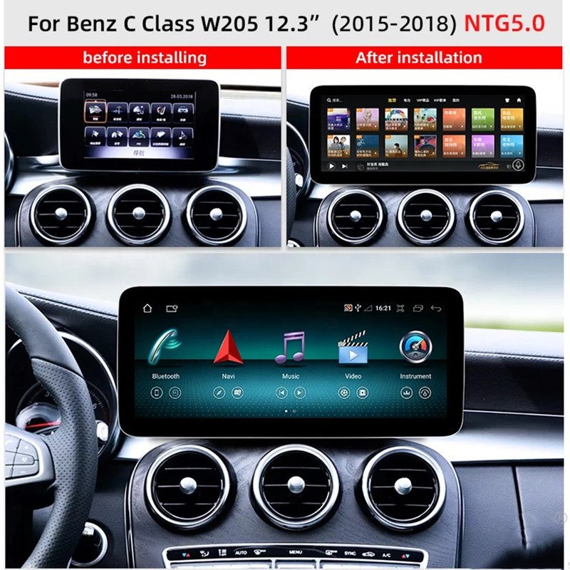 10.25 Inch Android 13 Car GPS Navigator Radio Player For Mercedes Benz GLA A CLA Class NTG4.5 2013-2017 Auto Carplay Head Unit