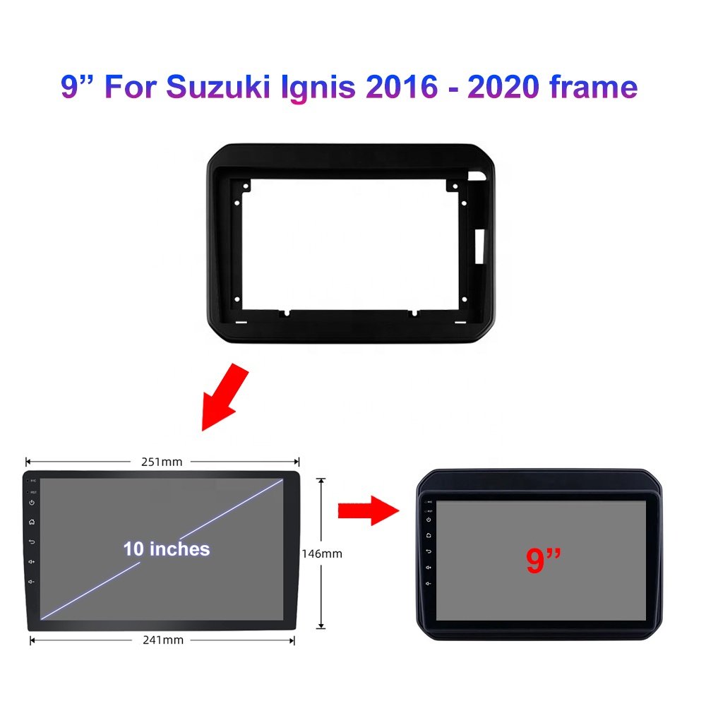 Jmance Hot Sale 9 inch For Suzuki Ignis 2016 - 2020 Frame 4G BT 5.0 android car Screen gps Navigation auto audio radio carplay