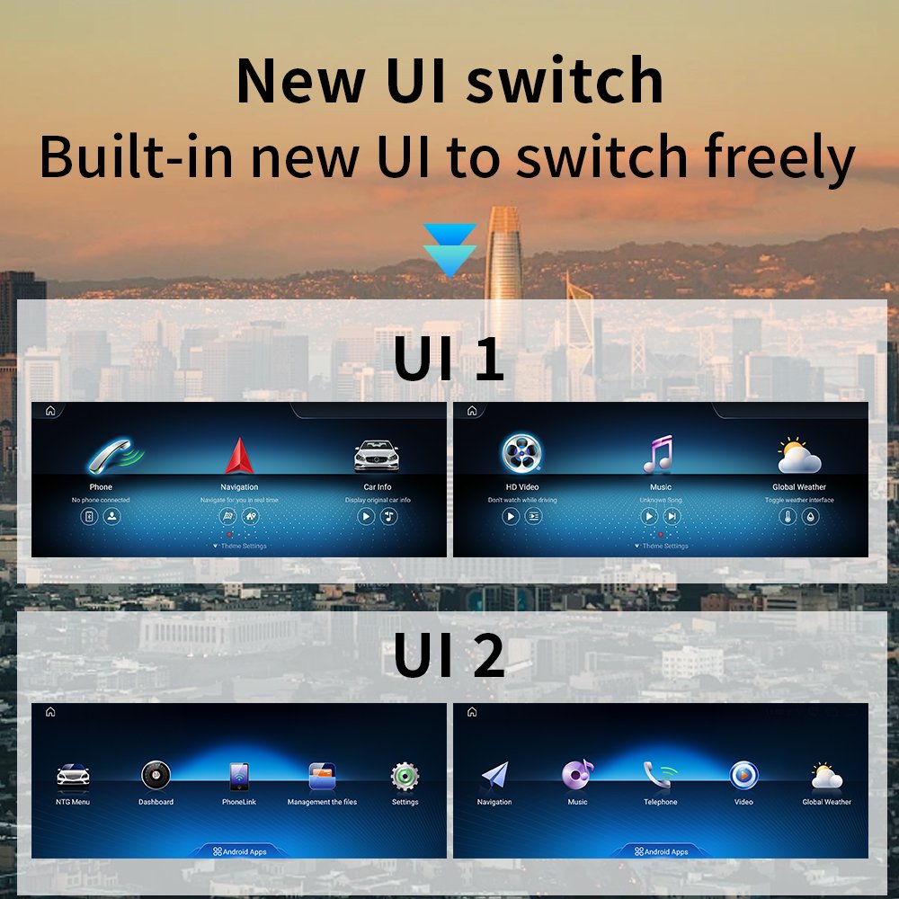 Factory price Qualcomm 680 Android car multimedia video player suitable for Mercedes Benz A-Class W176 wireless carplay auto