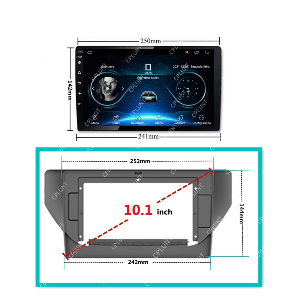 Car DVD Player Frame FOR KIA CERATO FORTE 2017+ 10INCH Touch screen Android radio Farme stereo