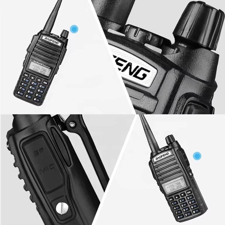 Baofeng bf UV-82 high power tri-power 8W long battery Two Way Radio UHF VHF waterproof Long Range Radios UV82 ht walkie talkie