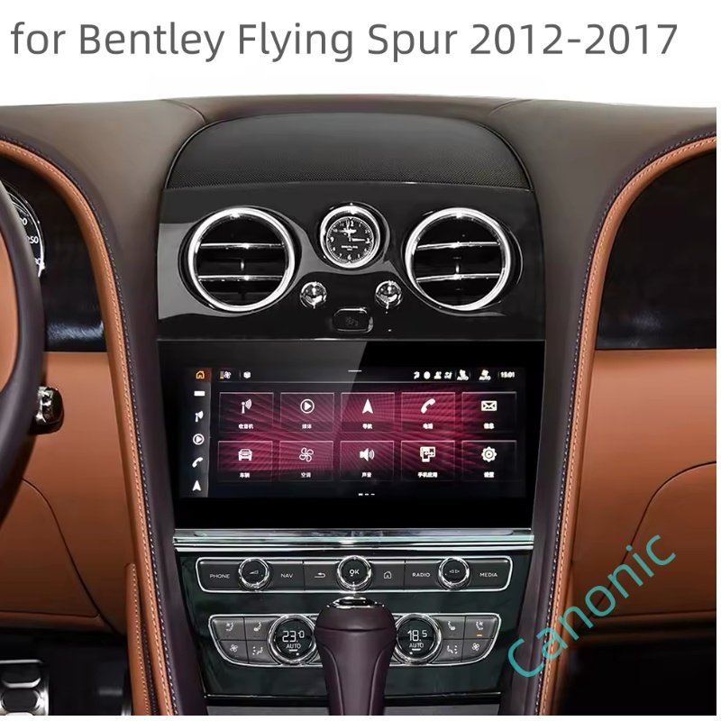 Newest 10.9 Inch IPS Carplay/4G/BT Octa Core 8GB+128GB Car Android screen Car DVD radio Player for Bentley Flying Spur 2012-2017