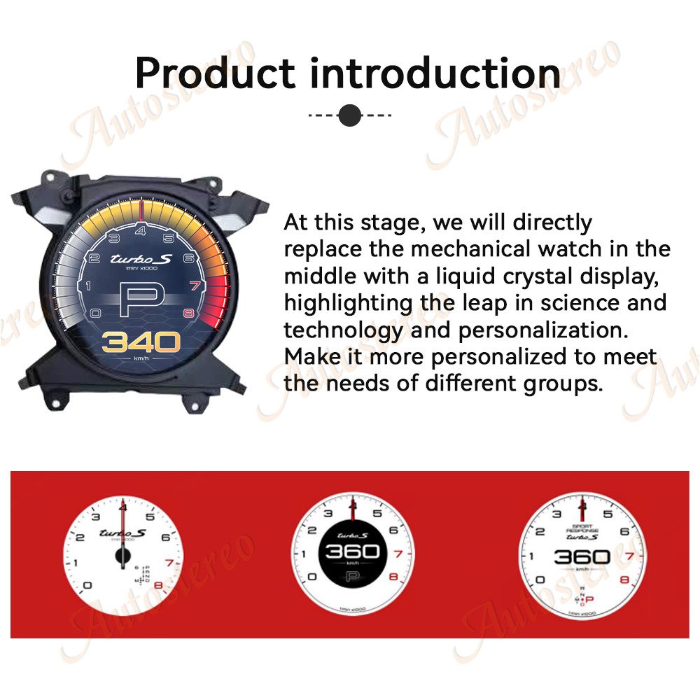 Digital Cluster Virtual Cockpit For Porsche Cayenne/Panamera 2016-2023 Car Multimedia Player Dashboard