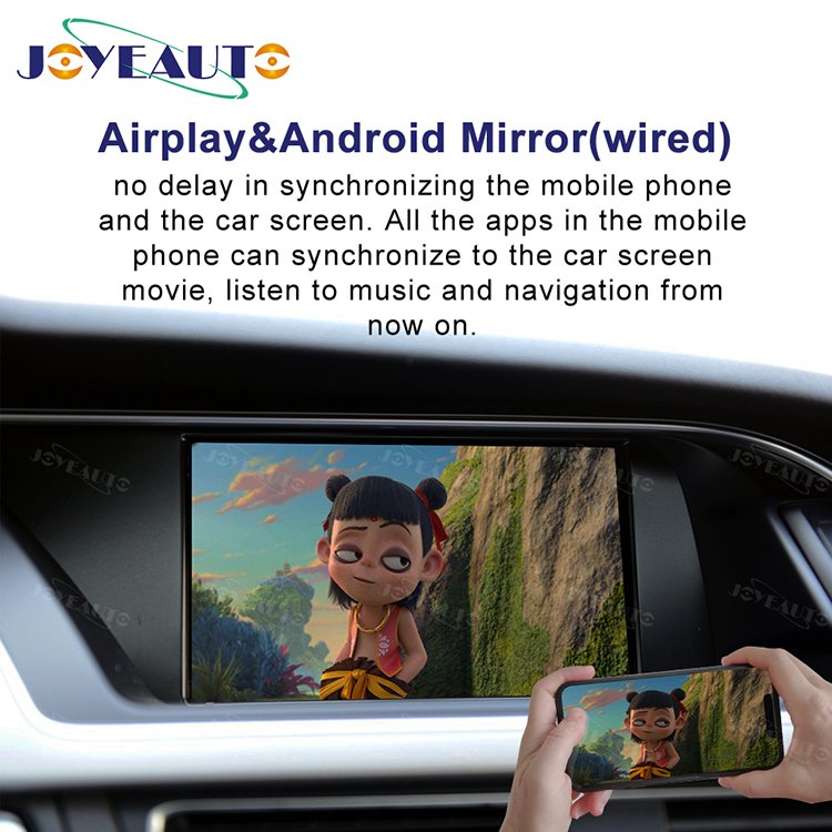 Without MMI Carplay Ios Wireless Apple Carplay Android Auto Joyeauto for Audi 2010-2016 Usb Portable 4k Original Universal