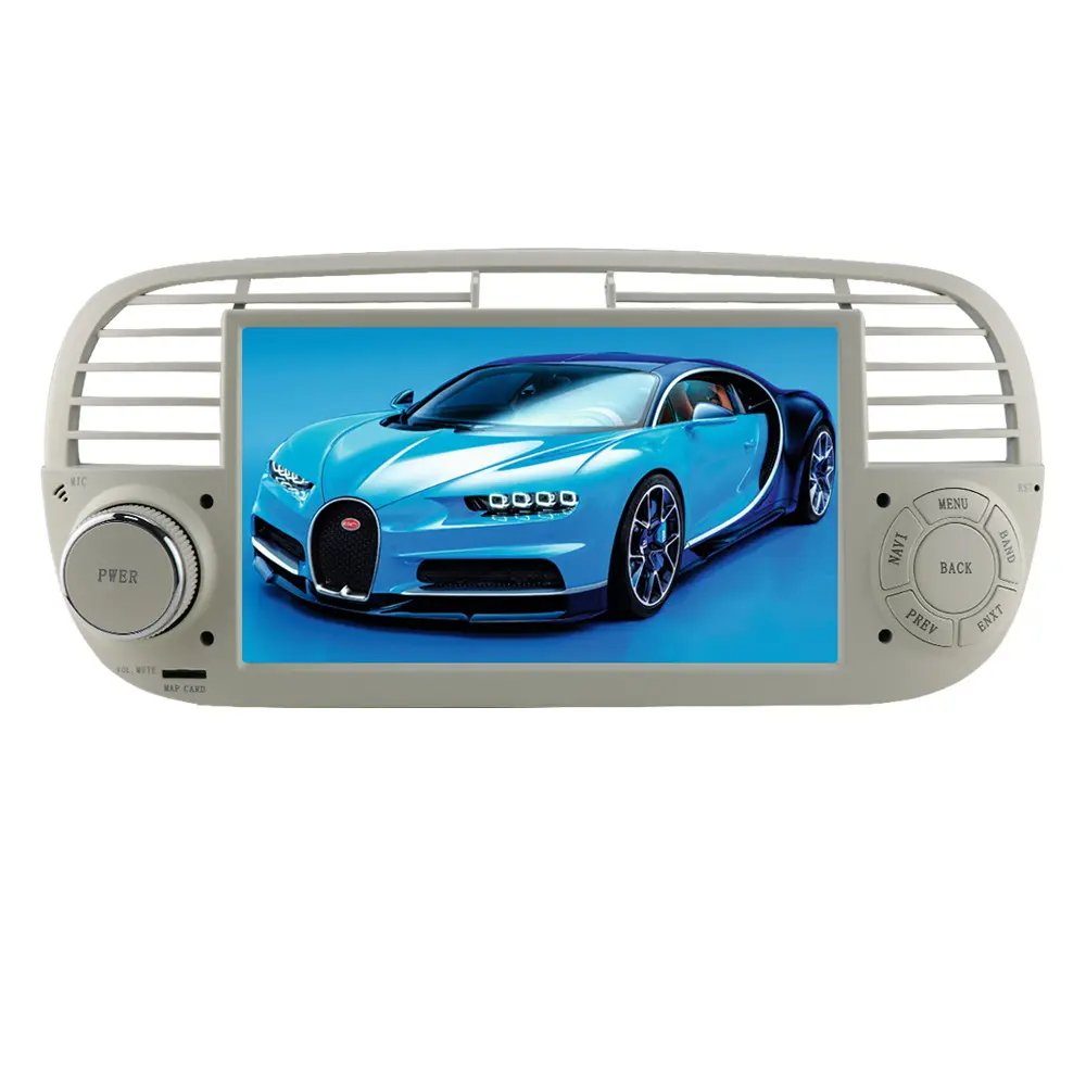Android 12 4core 2+16gb Dsp Carplay Car Video For Fiat 500 White Rds Car Dvd Player Multimedia System Stereo Radio