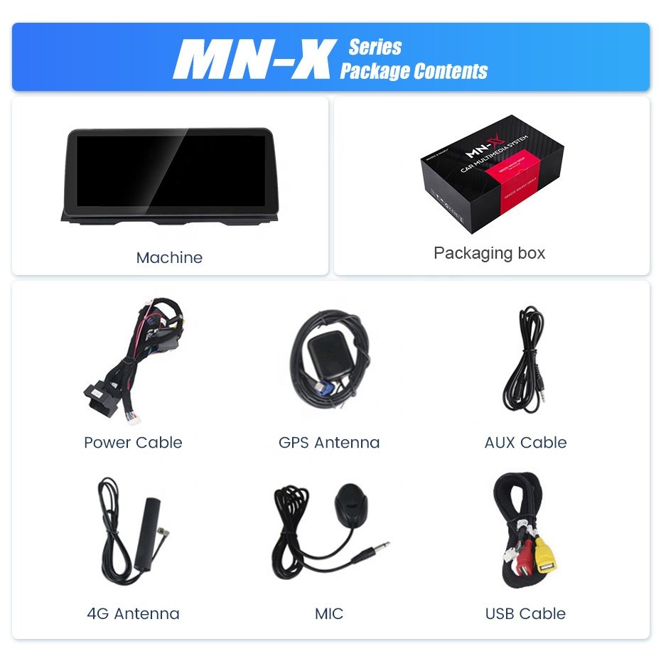 MEKEDE MNX 12.3" Android13 1920*720 4G/WIFI DSP touch screen car radio for BMW 5 Series F10