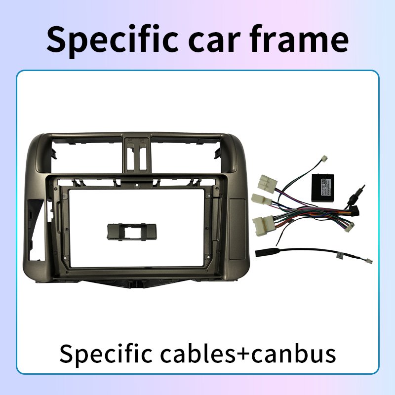 Car dvd player For TOYOTA PRADO 2010+ 9" car touch screen Android GPS Radio 2Din pantallas para autos auto monitor
