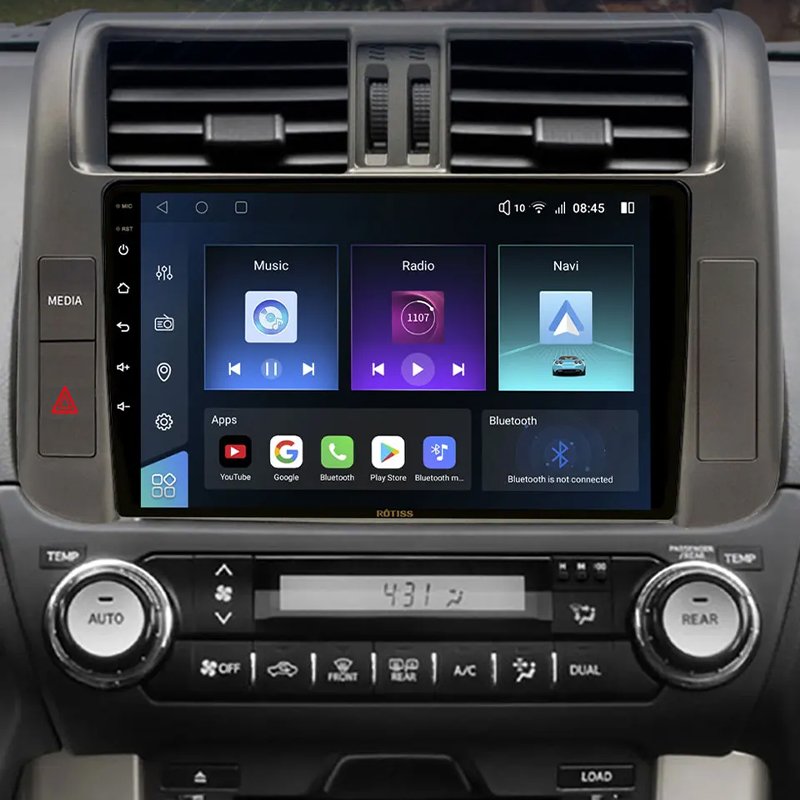 Car dvd player For TOYOTA PRADO 2010+ 9" car touch screen Android GPS Radio 2Din pantallas para autos auto monitor